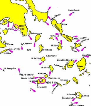 Greece-Karte